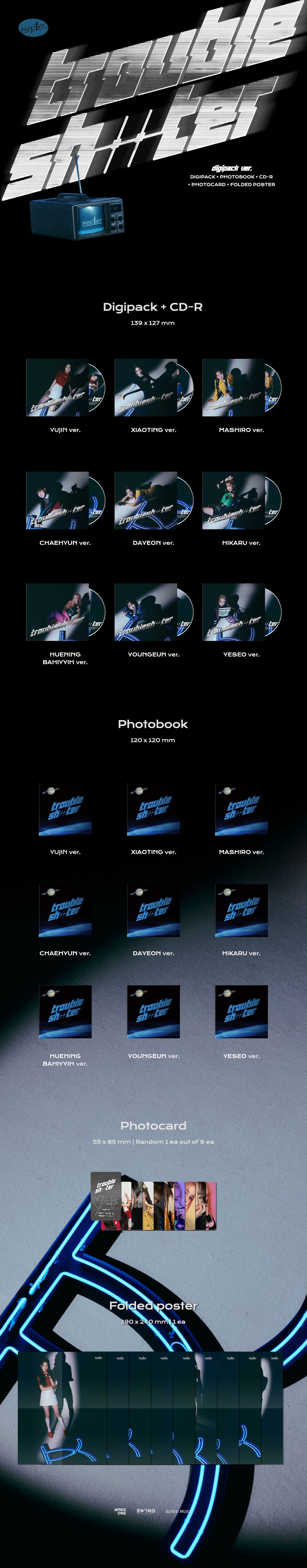 Kep1er - TROUBLESHOOTER - 3rd Mini Album (Digipack Ver.)