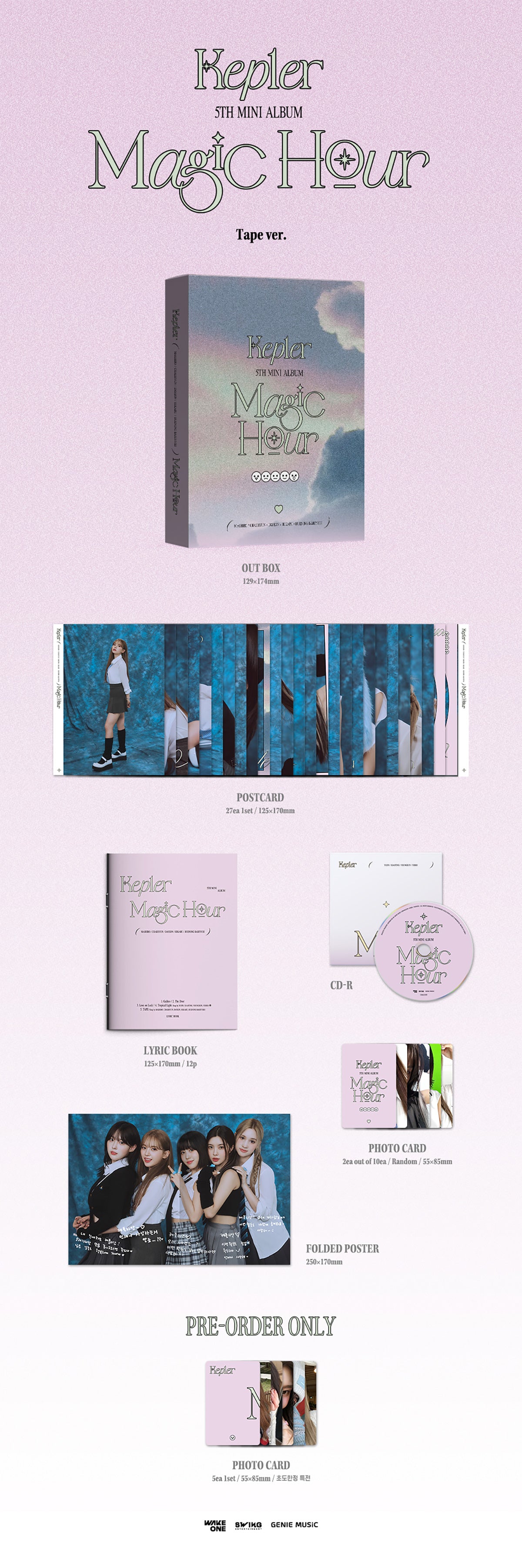 Kep1er - Magic Hour - 5th Mini Album (Unit Ver.)