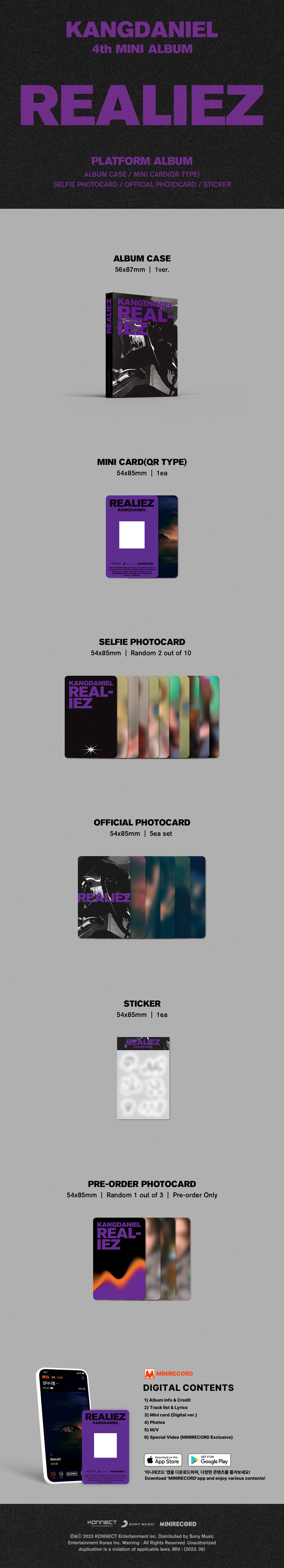 KANGDANIEL - REALIEZ - 4th Mini Album (Platform Ver.)