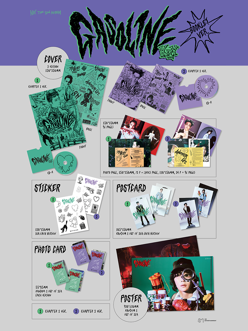 KEY (SHINee) - Gasoline - 2nd Album (Booklet Ver.)