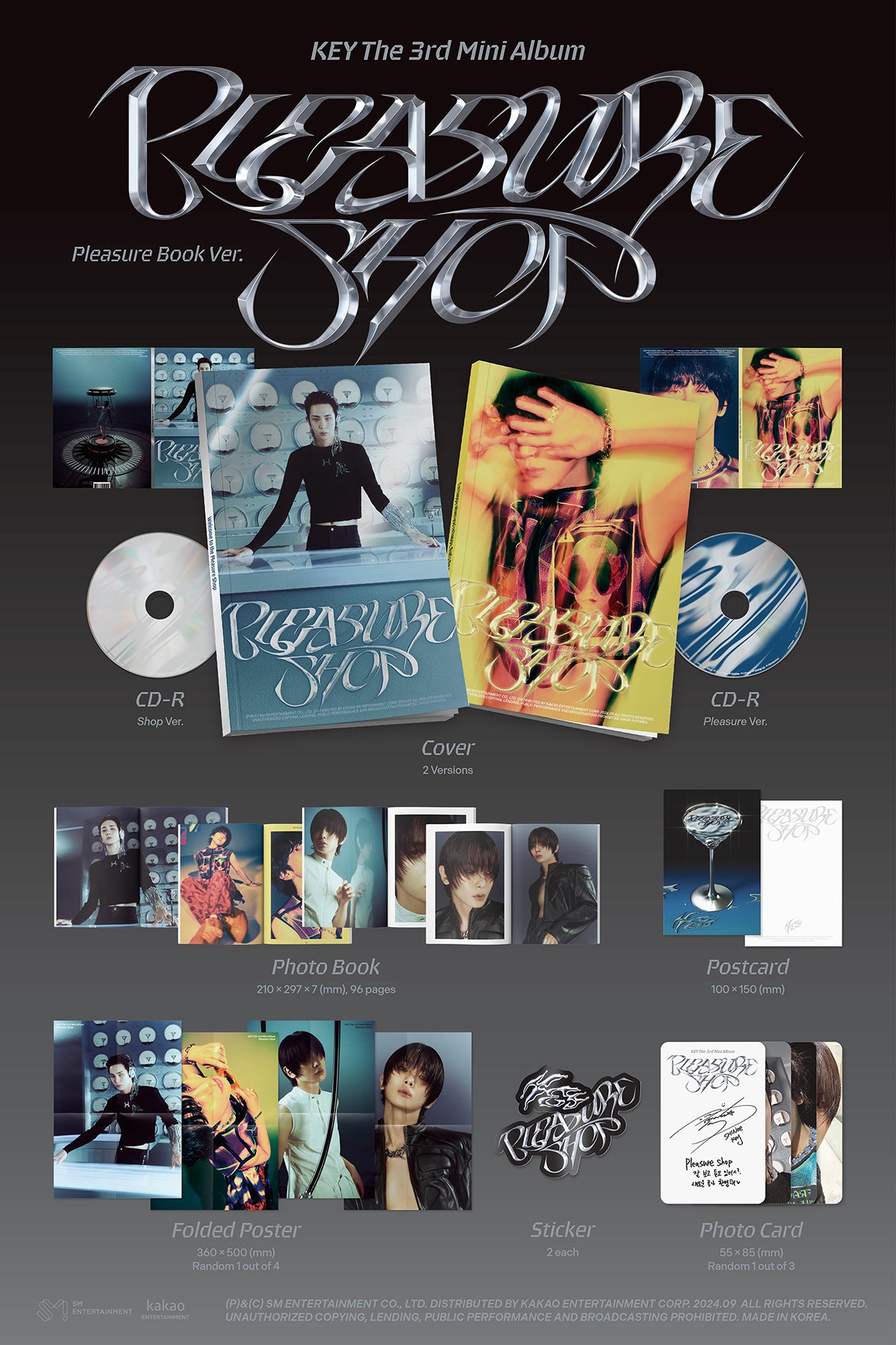 KEY (SHINee) - Pleasure Shop - 3rd Mini Album (Pleasure Book Ver.)