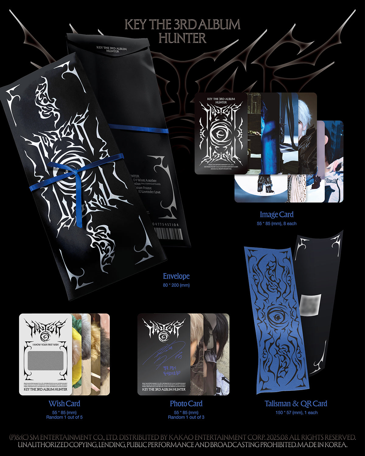 KEY (SHINee) - HUNTER - 3rd Album (Talisman Ver.)