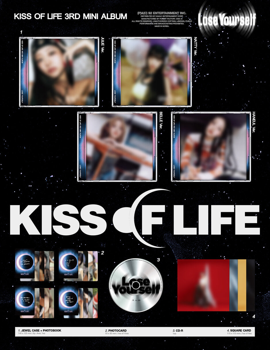 KISS OF LIFE - Lose Yourself - 3rd Mini Album (Jewel Ver.)