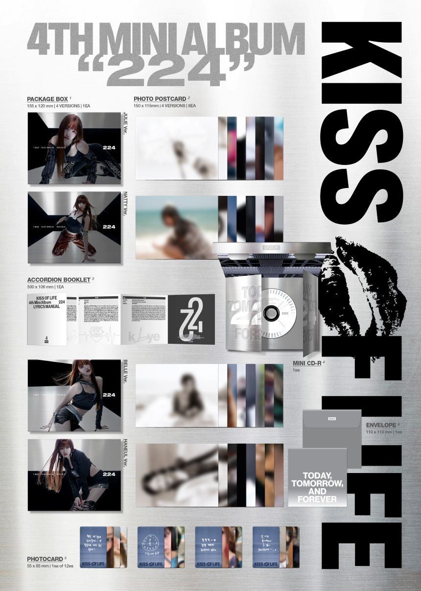 KISS OF LIFE - 224 - 4th Mini Album (Digipack Ver.)