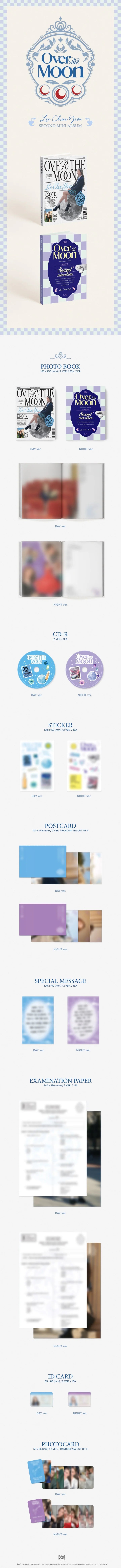 LEE CHAEYEON - Over The Moon - 2nd Mini Album (Standard Ver.)