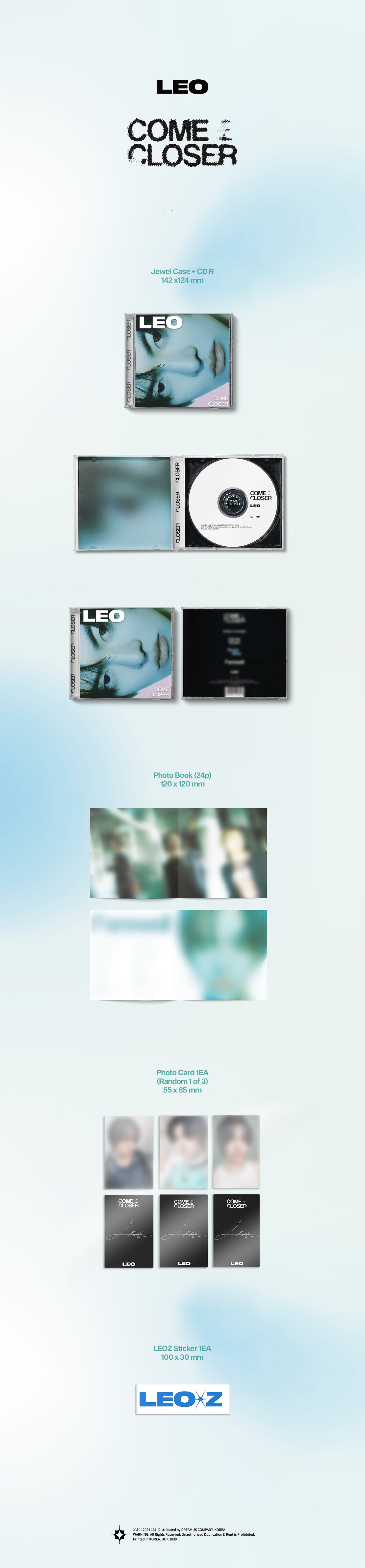 LEO - COME CLOSER - EP ALBUM