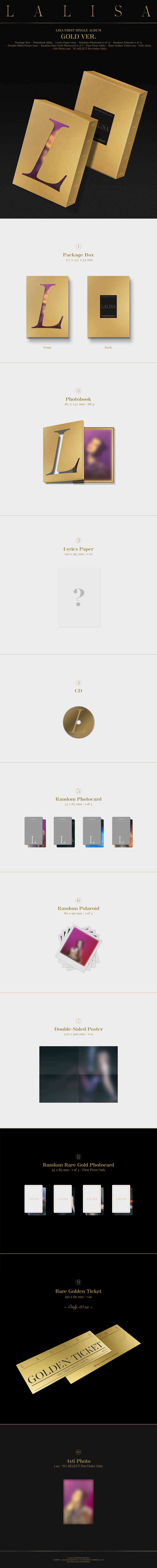 LISA (BLACKPINK) - LALISA - 1st Single Album