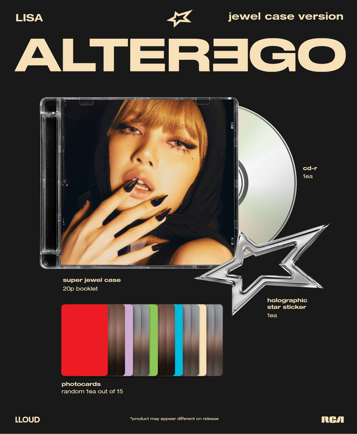 LISA (BLACKPINK) - Alter Ego - Album (Jewel Case Ver.)