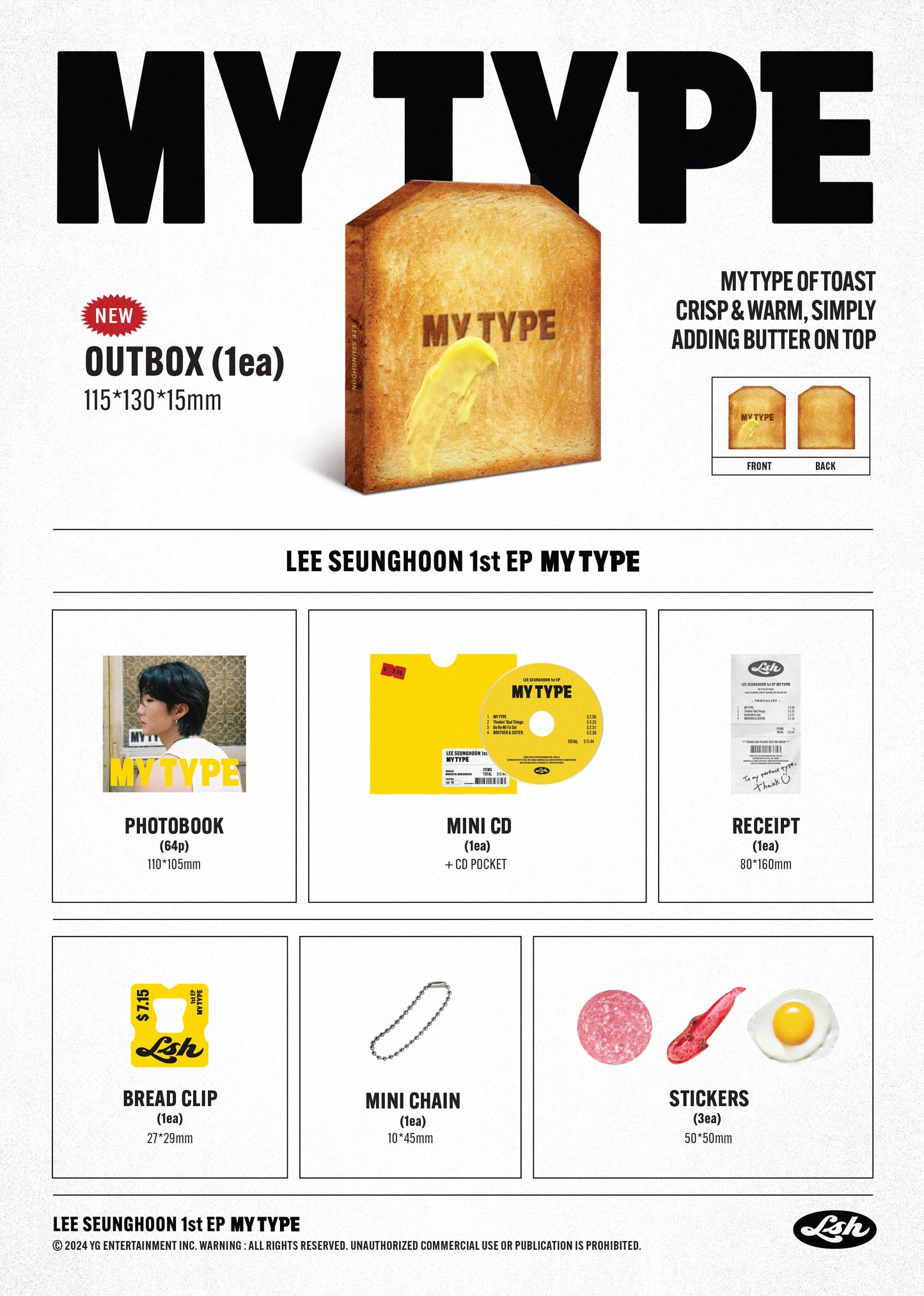 LEE SEUNGHOON (WINNER) - MY TYPE - 1st EP
