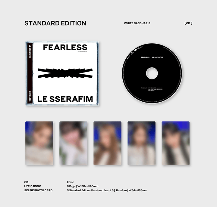 LE SSERAFIM - FEARLESS - Japan 1st Single (Standard Version)