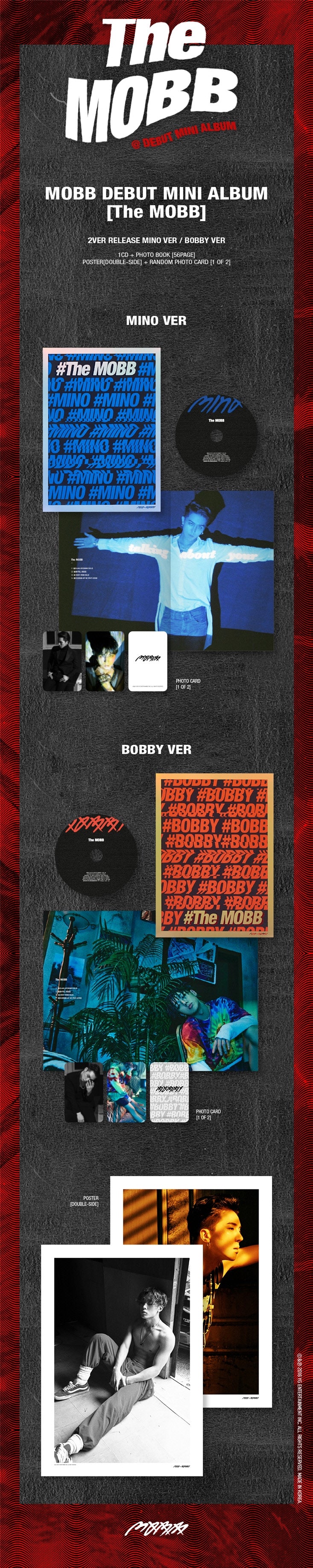 MOBB (Mino (WINNER). Bobby (iKON)) - THE MOBB - 1st Mini Album