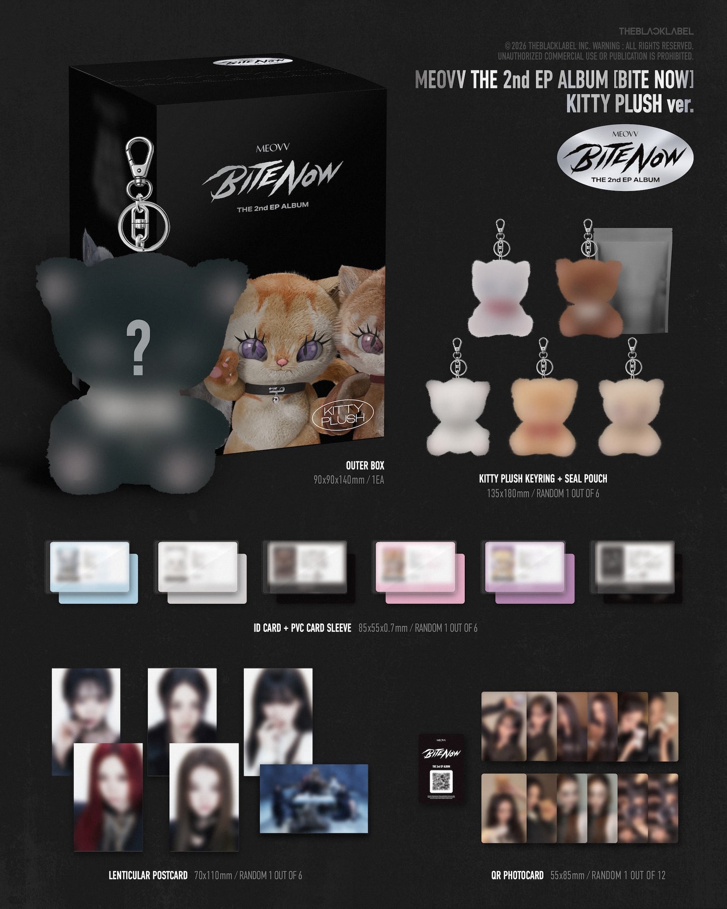 (Pre-Order) MEOVV - BITE NOW - 2nd EP Album (KITTY PLUSH Ver.)