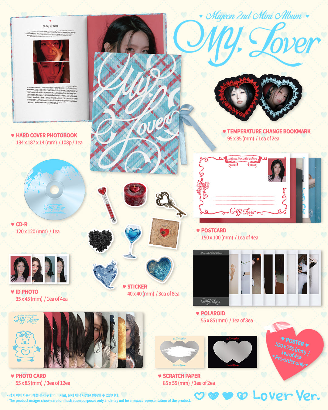 MIYEON (i-dle) - MY, Lover - 2nd Mini Album (Standard Ver.)