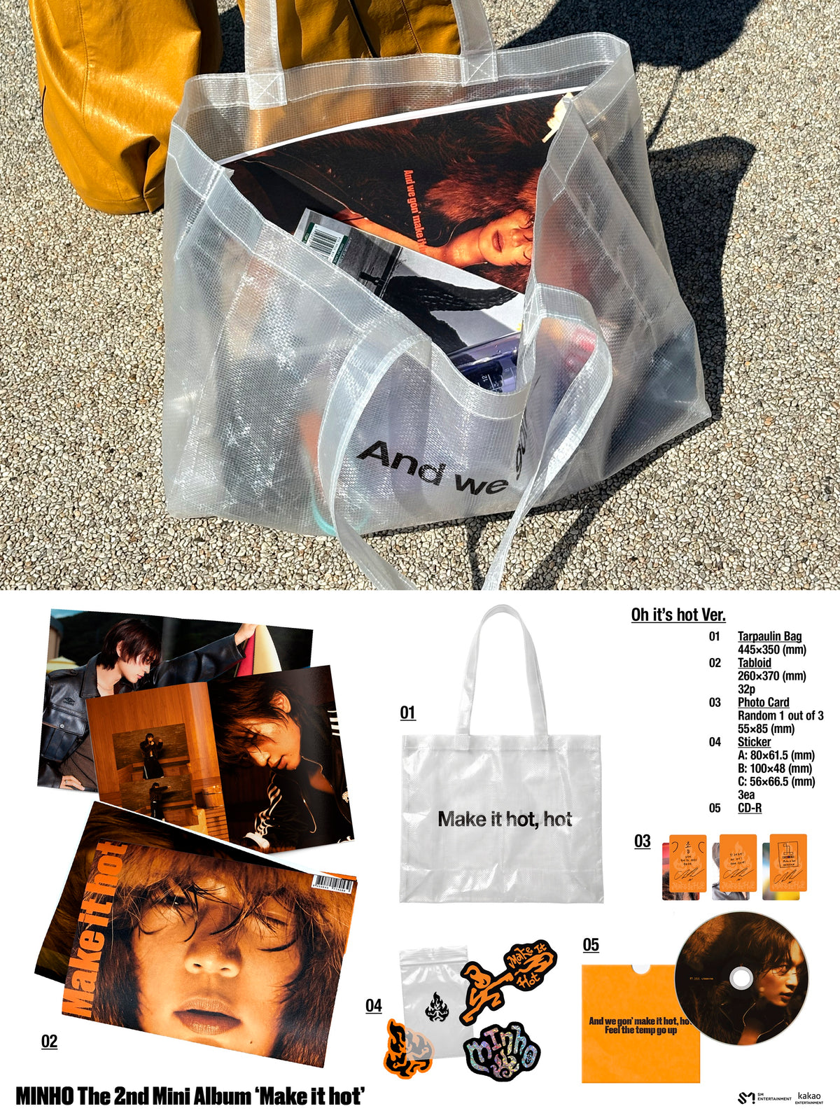 (Pre-Order) Minho (SHINee) - Make it hot - The 2nd Mini Album (Oh it's hot Ver.)