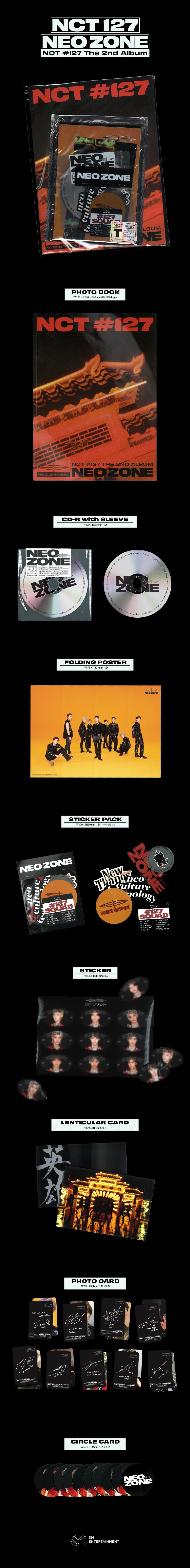 NCT 127 - Neo Zone - 2nd Album (T Version)