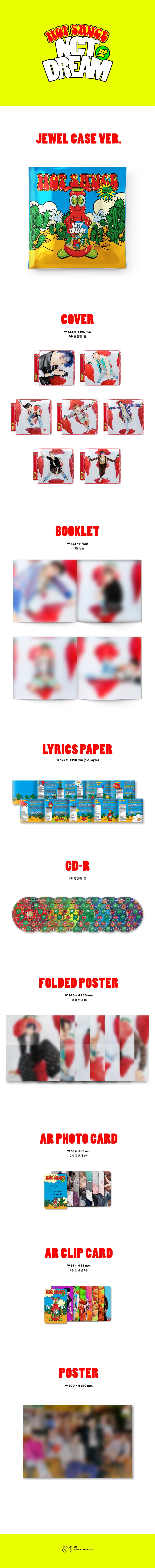 NCT Dream - Hot Sauce - 1st Album (Jewel Case Ver.)