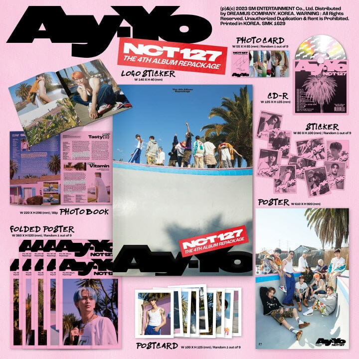 NCT 127 - Ay-Yo - 4th Album Repackage (A Ver.)
