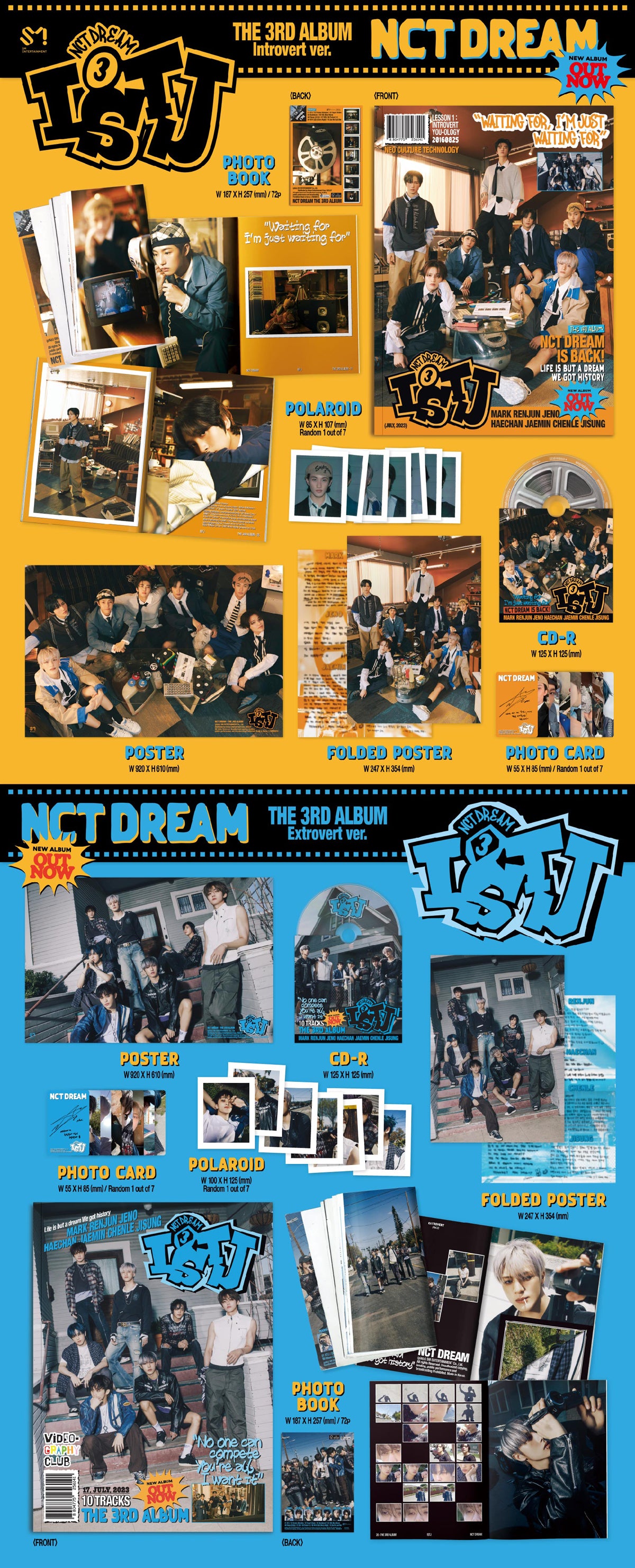 NCT Dream - ISTJ - 3rd Full Album (Photobook Ver.)