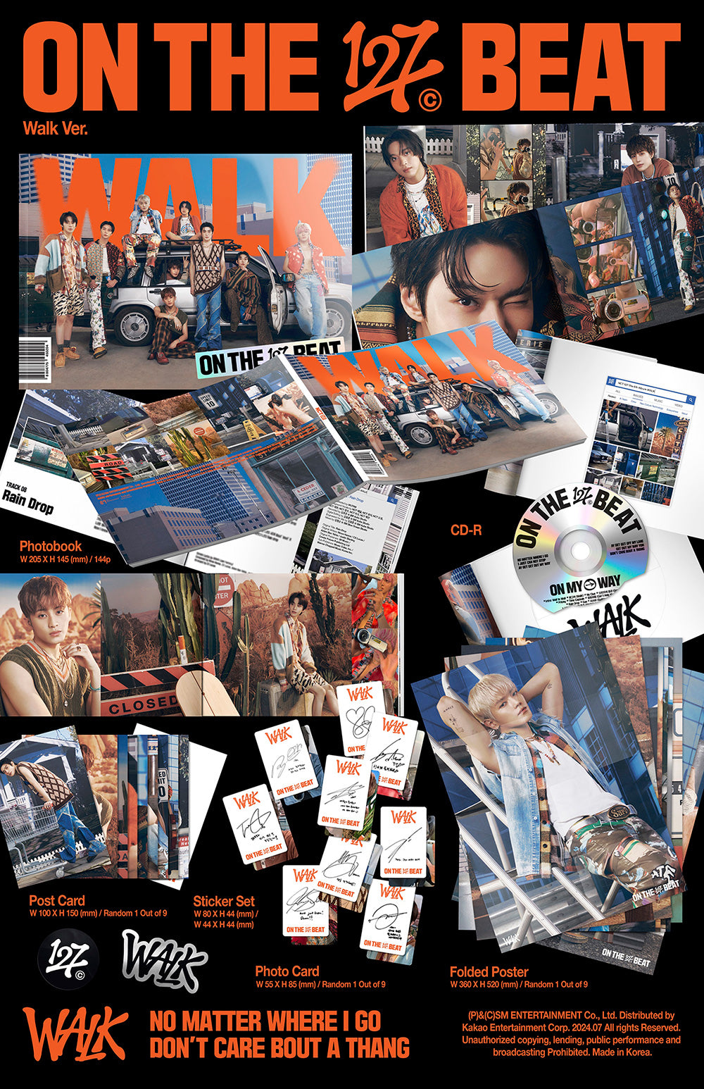 NCT 127 - WALK - 6th Album (Walk Ver.)