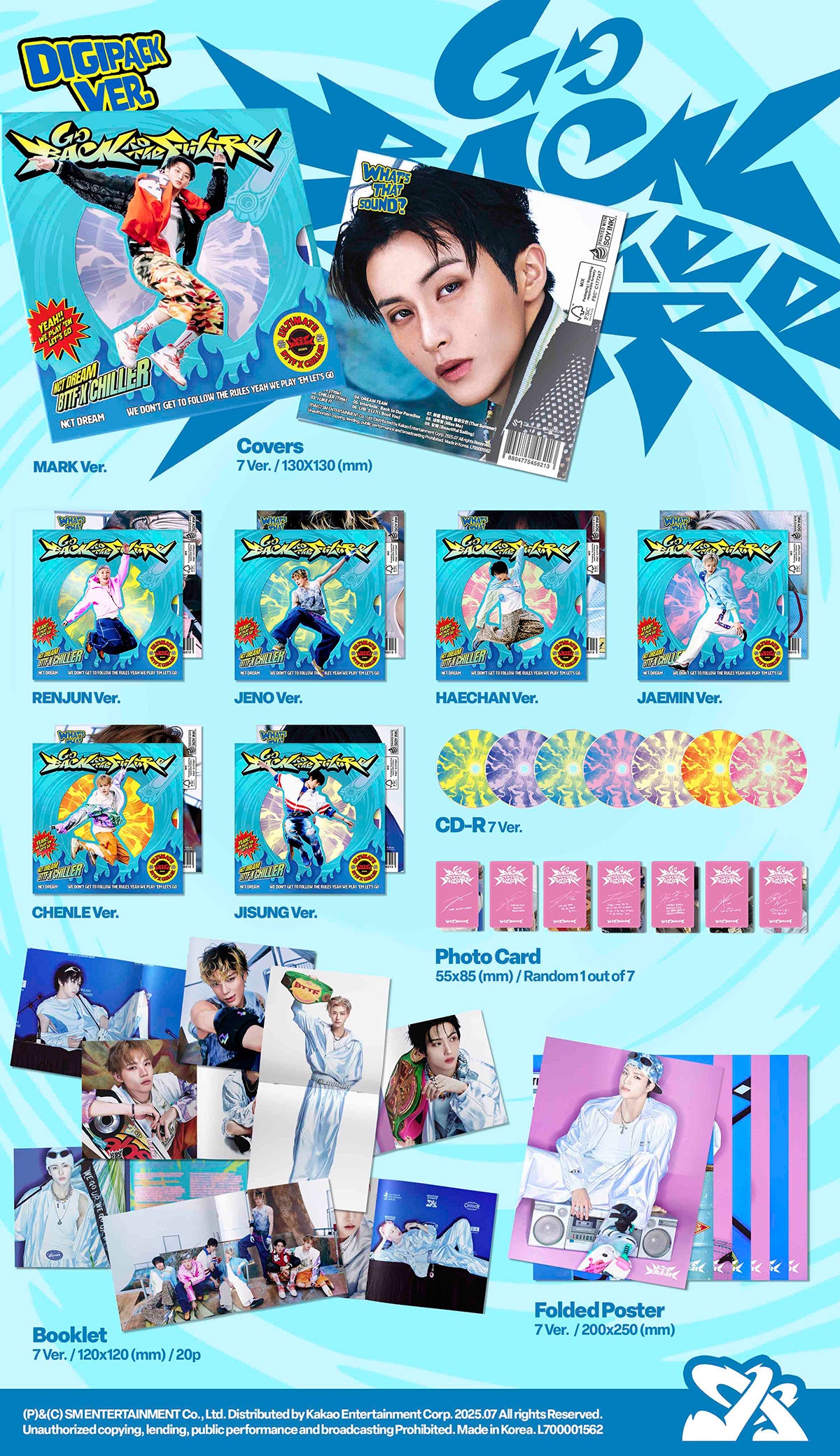 NCT DREAM - Go Back To The Future - 5th Mini Album (Digipack Ver.)