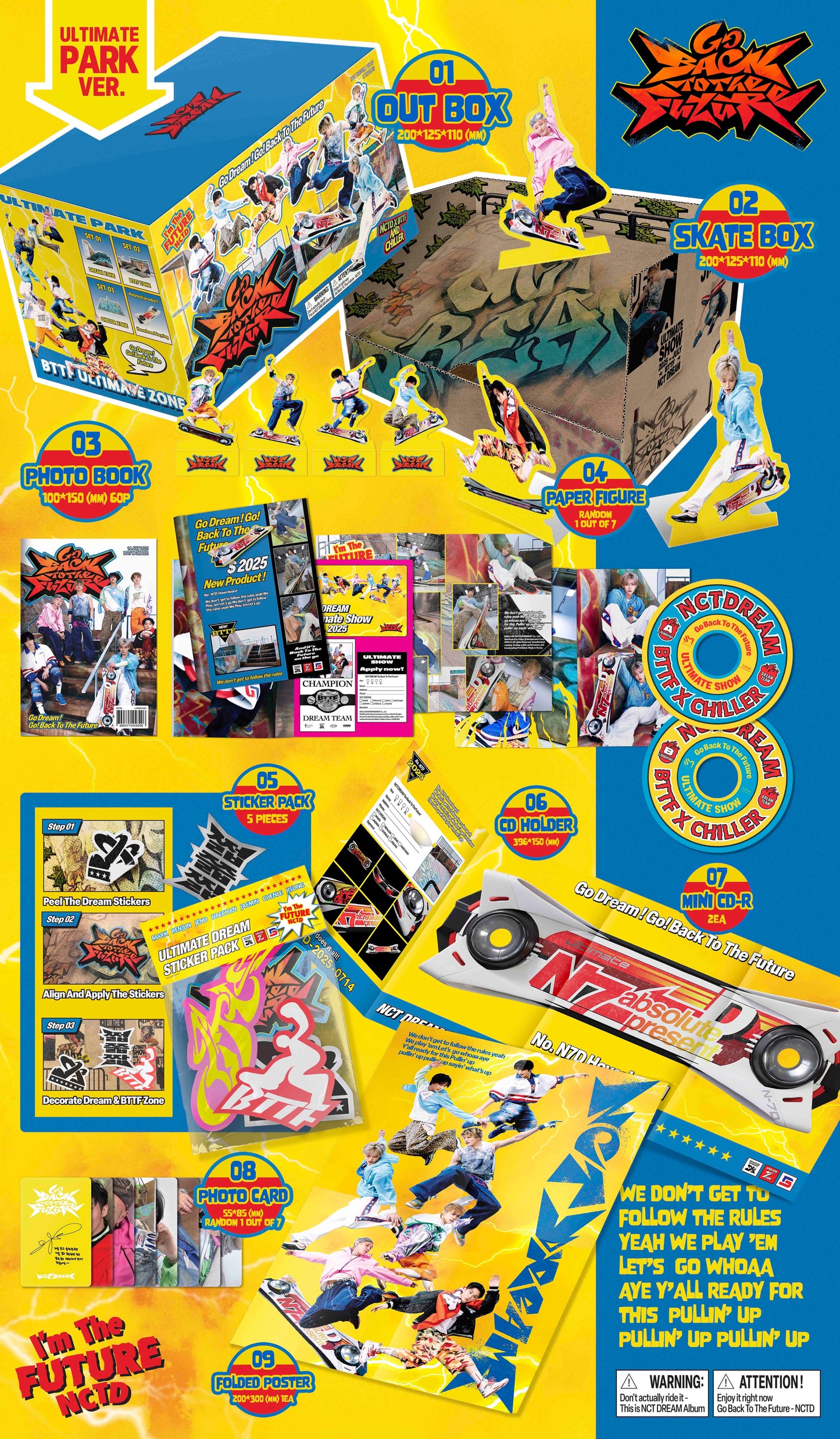 NCT DREAM - Go Back To The Future - 5th Mini Album (Ultimate Park Ver.)