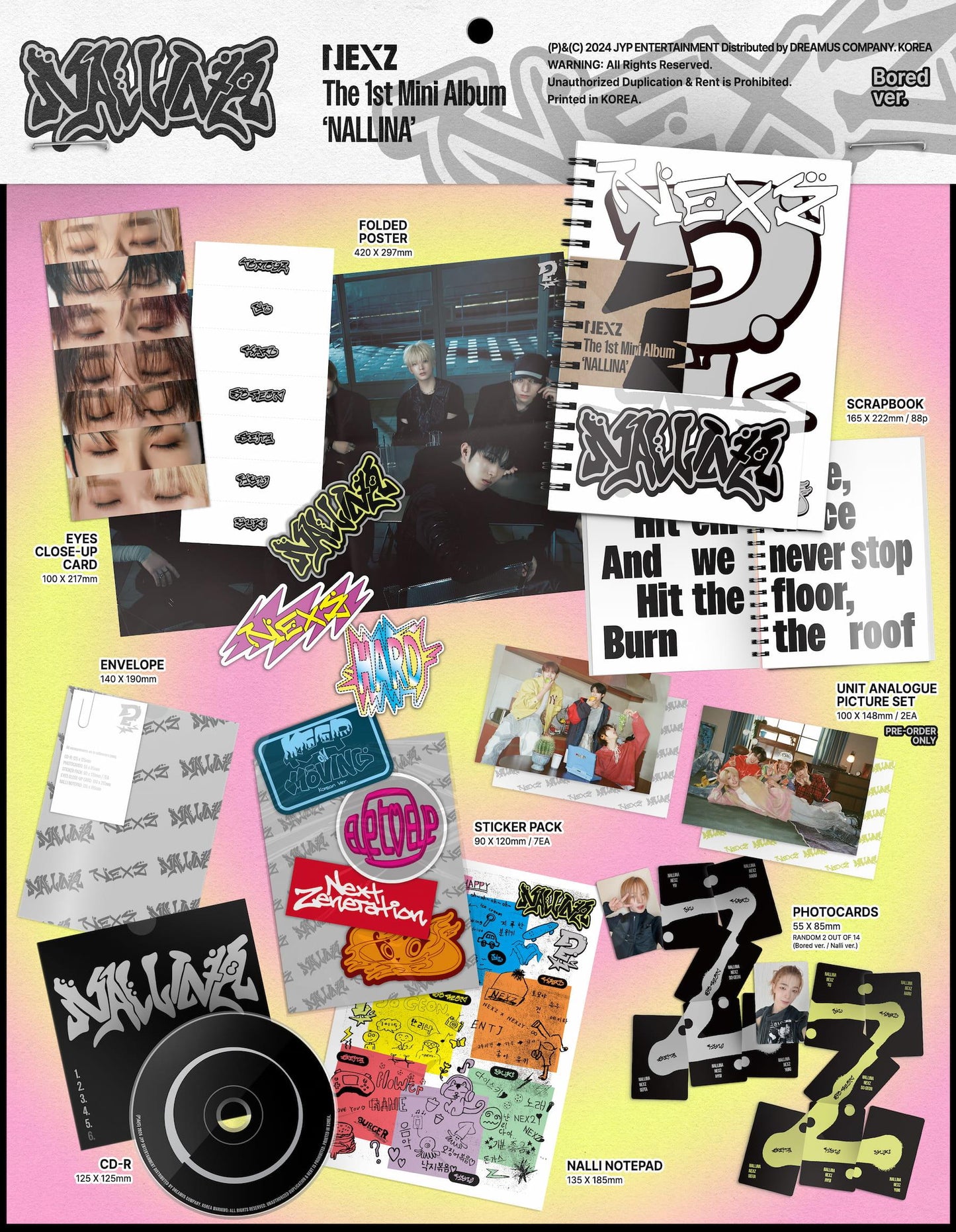 NEXZ - NALLINA - 1st Mini Album (Standard Ver.)