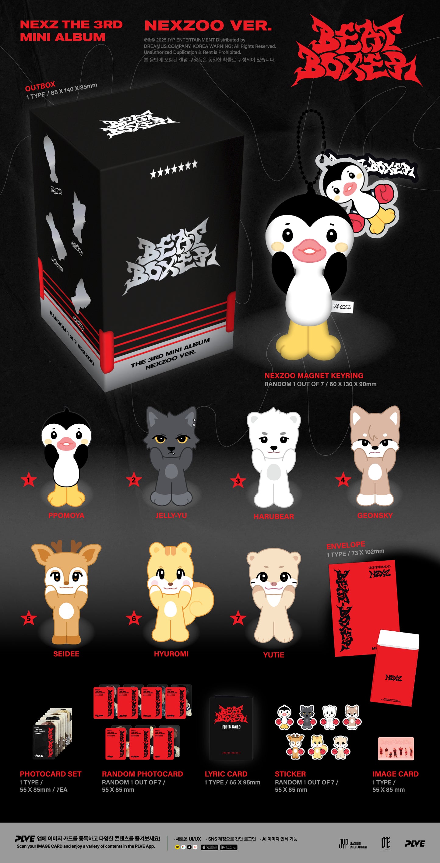 NEXZ - Beat-Boxer - 3rd Mini Album (NEXZOO Ver.)