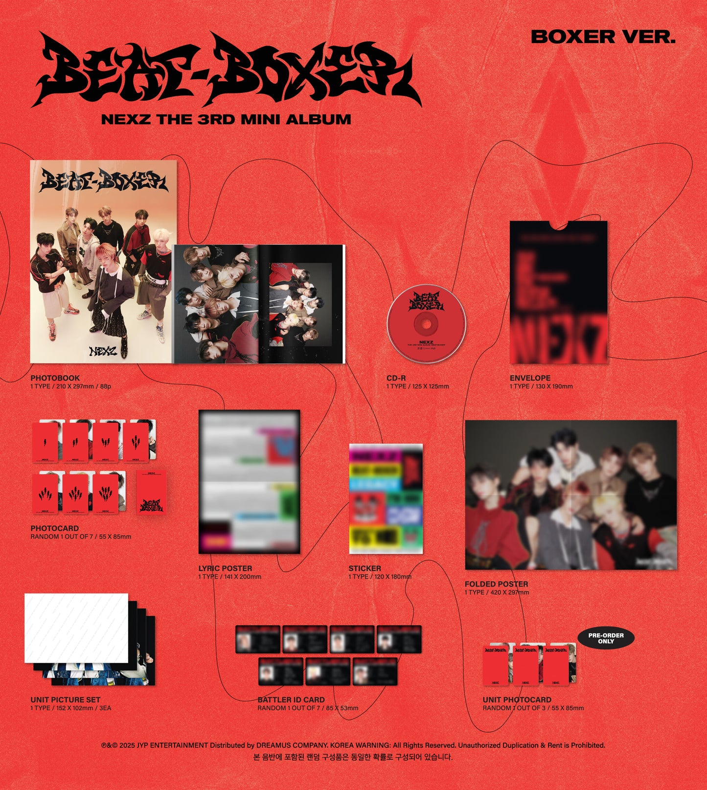 NEXZ - Beat-Boxer - 3rd Mini Album (Standard Ver.)