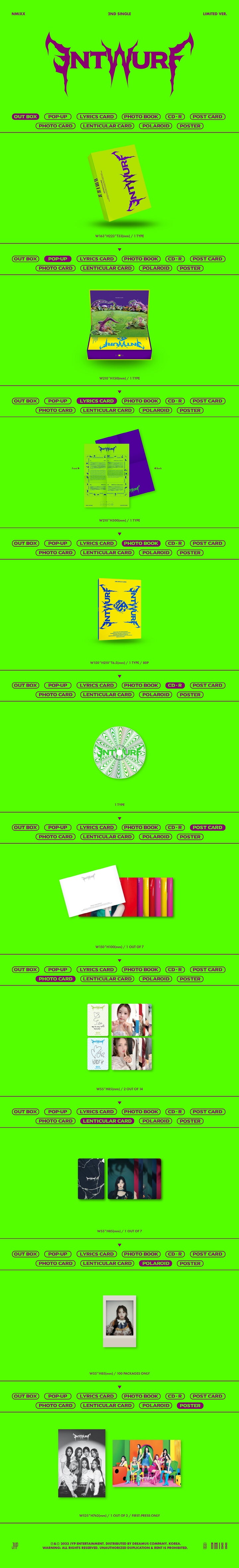 NMIXX - ENTWURF - 2nd Single (LIMITED Ver.)