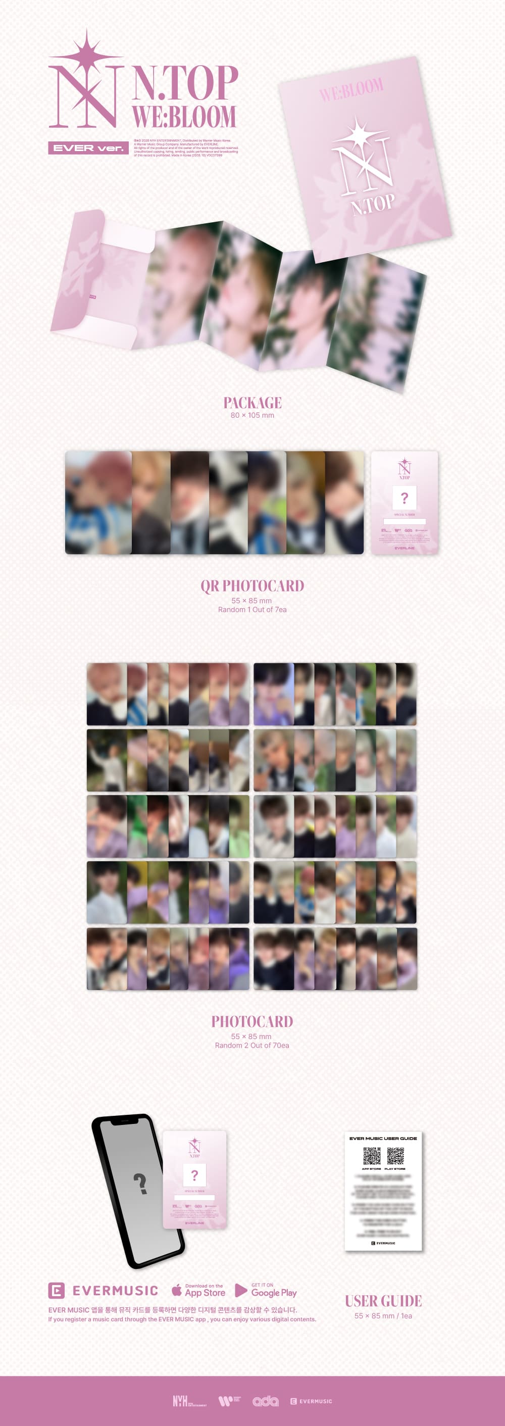 (Pre-Order) N.TOP - WE:BLOOM - 1st Mini Album (Platform Ver.)