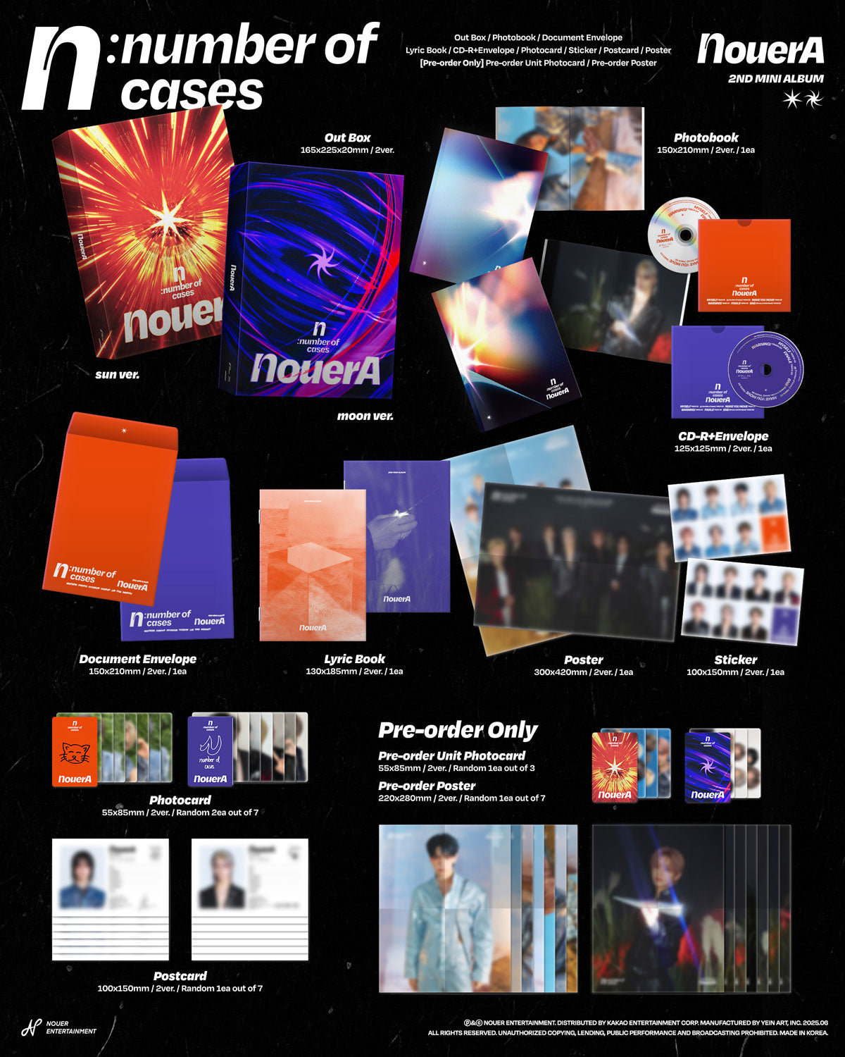 NouerA - n: number of cases - 2nd Mini Album (Standard Ver.)