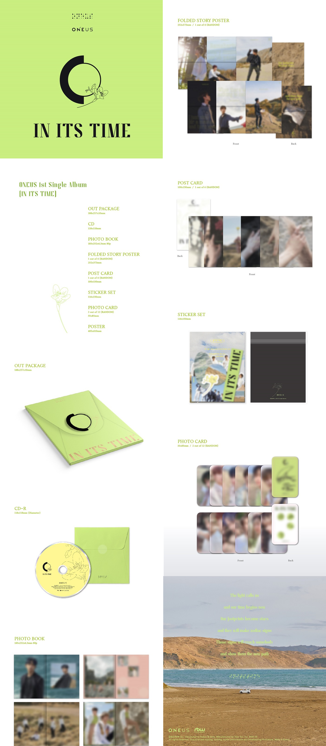 ONEUS - IN ITS TIME - 1st Single Album