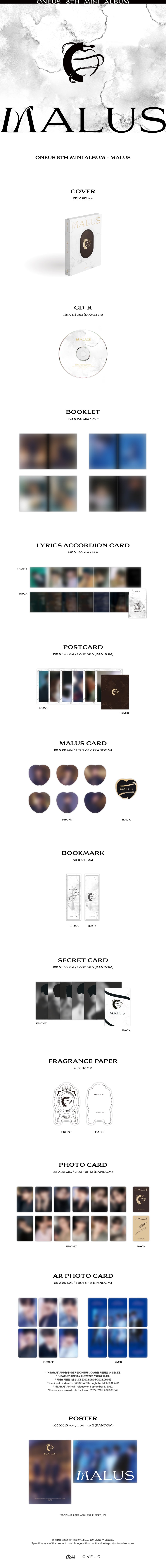 ONEUS - MALUS - 8th Mini Album (Main Ver.)