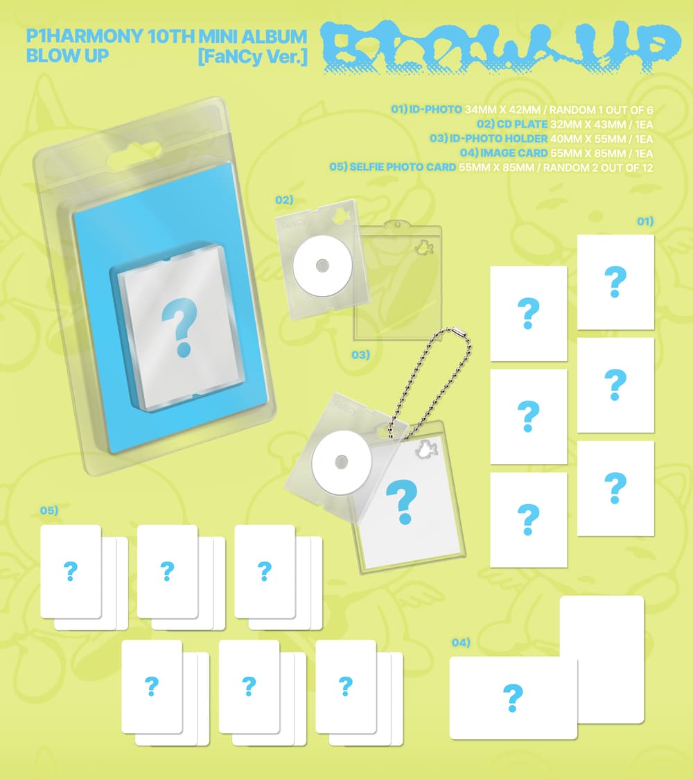(Pre-Order) P1Harmony - BLOW UP - 10th Mini Album (FaNCy Ver.)