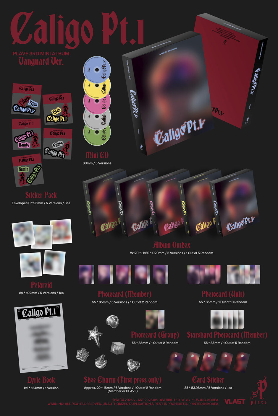 PLAVE - Caligo Pt.1 - 3rd Mini Album (Vanguard Ver.)