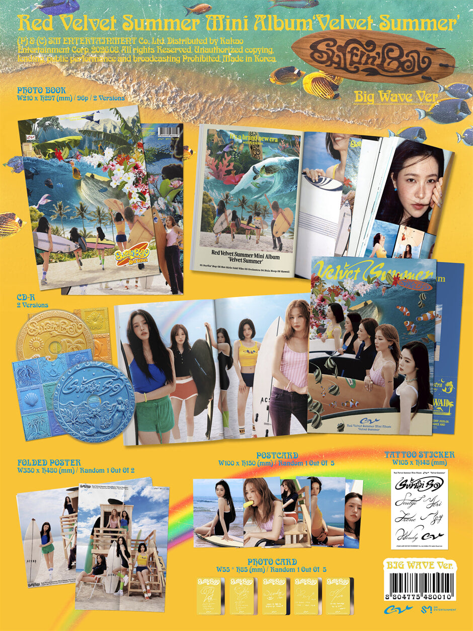 (Pre-Order) Red Velvet - Velvet Summer - Album (Big Wave Ver.)