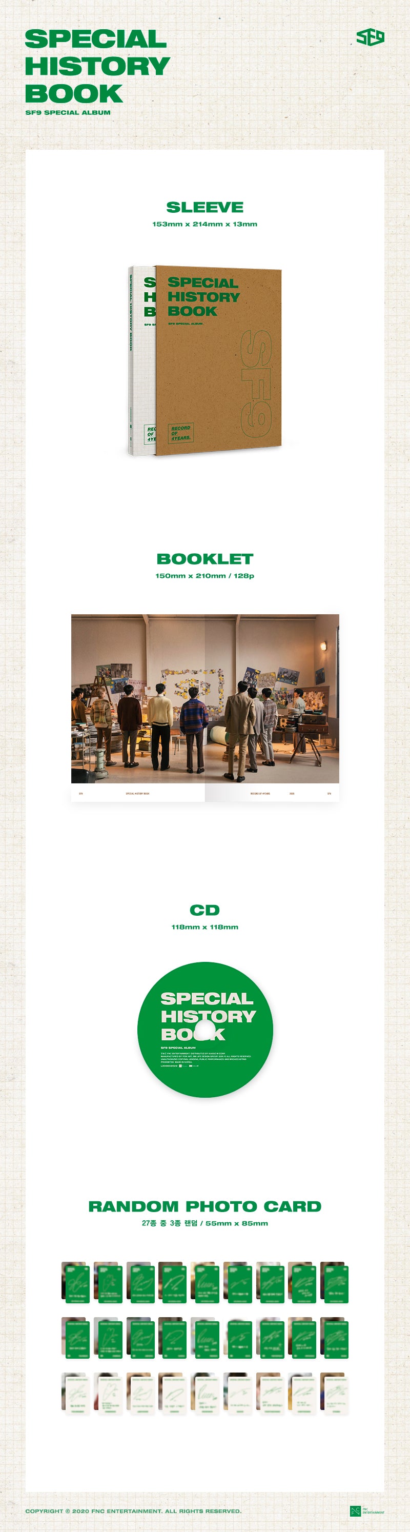 SF9 - SPECIAL HISTORY BOOK - Special Album