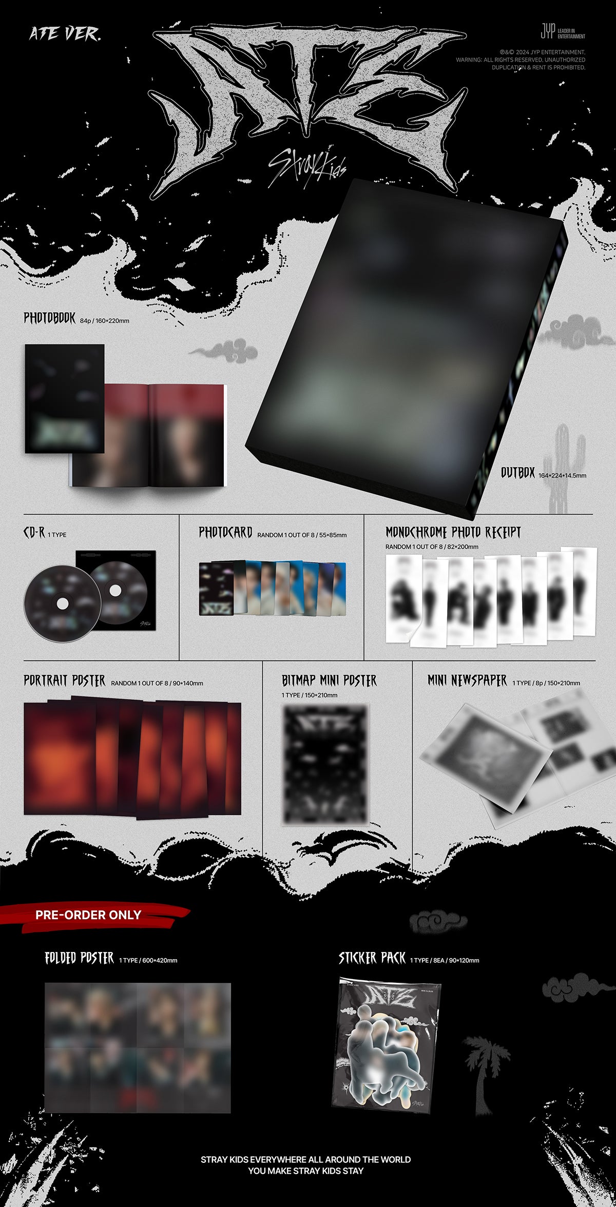 Stray Kids - ATE - Album (ATE Ver. / LIMITED)