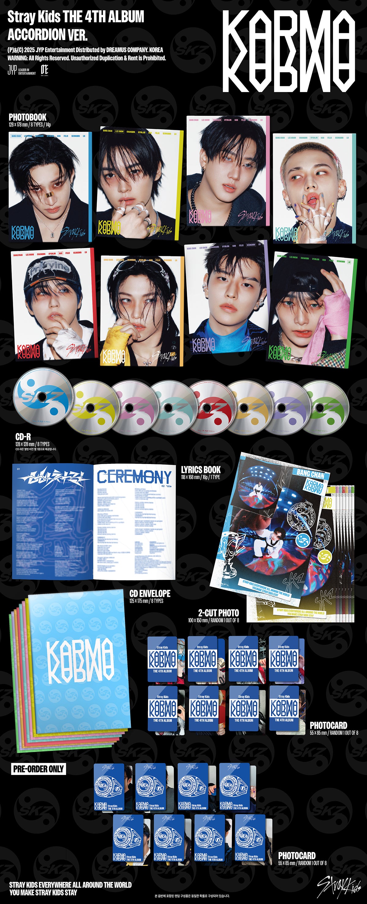 Stray Kids - KARMA - 4th Full Album (ACCORDION Ver.)