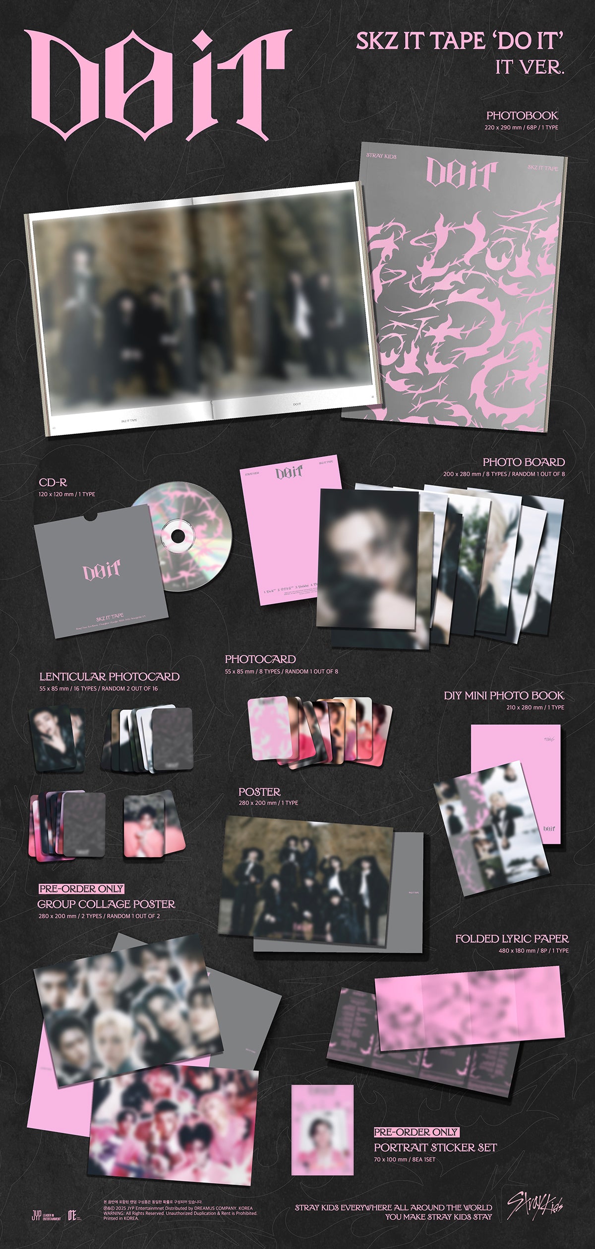 Stray Kids - DO IT / SKZ IT TAPE - Album (IT Ver.)