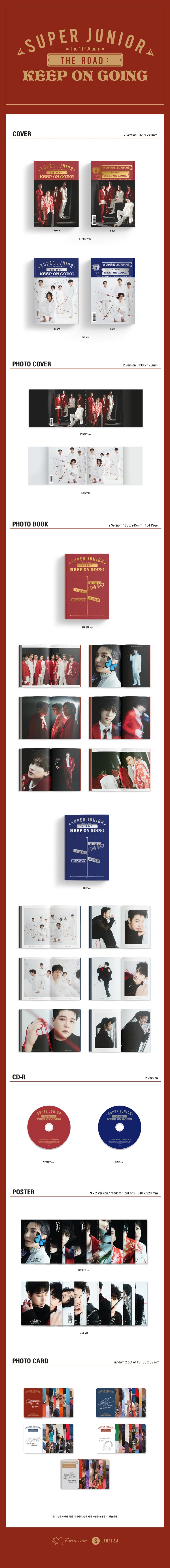 Super Junior - The Road : Keep on Going - 11th Album Vol.1