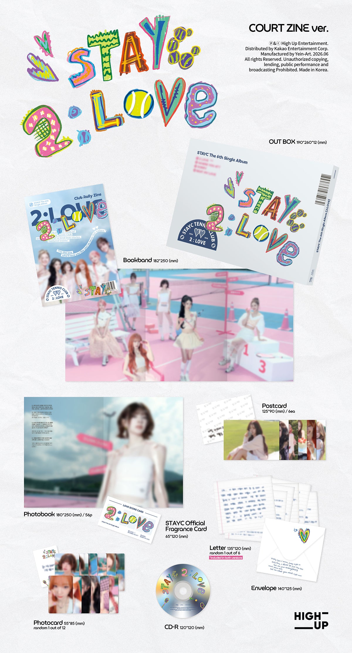 (Pre-Order + POB) STAYC - 2:LOVE - 6th Single Album (Standard Ver.)