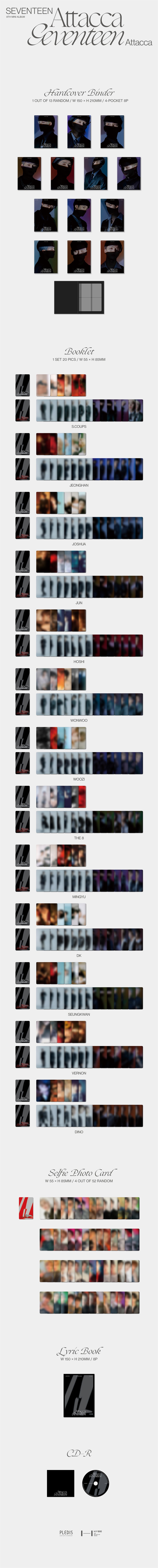 SEVENTEEN - Attacca - 9th Mini Album (Carat Ver.)