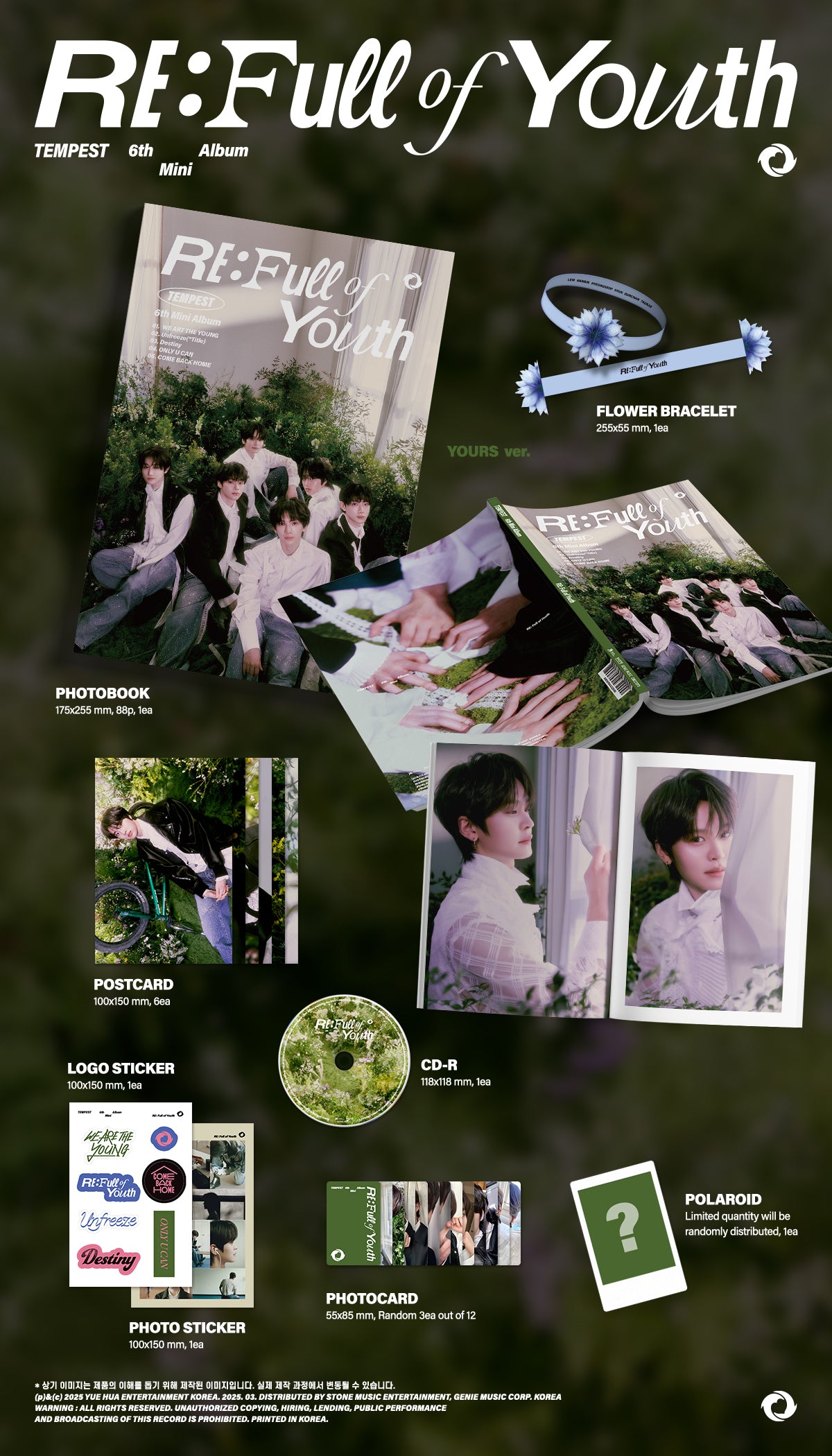 TEMPEST - RE: Full of Youth - 6th Mini Album