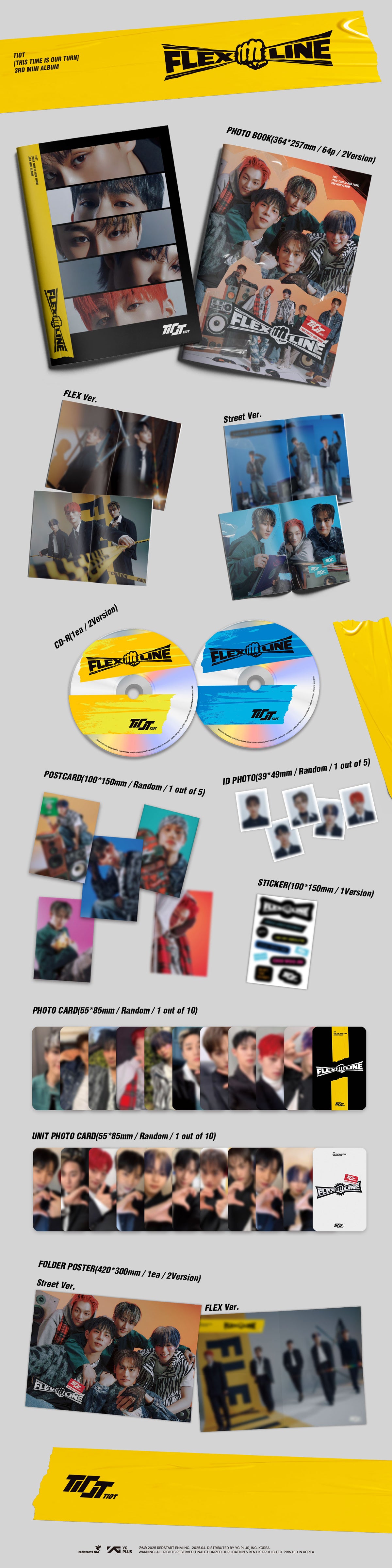 TIOT - FLEX LINE - 3rd Mini Album