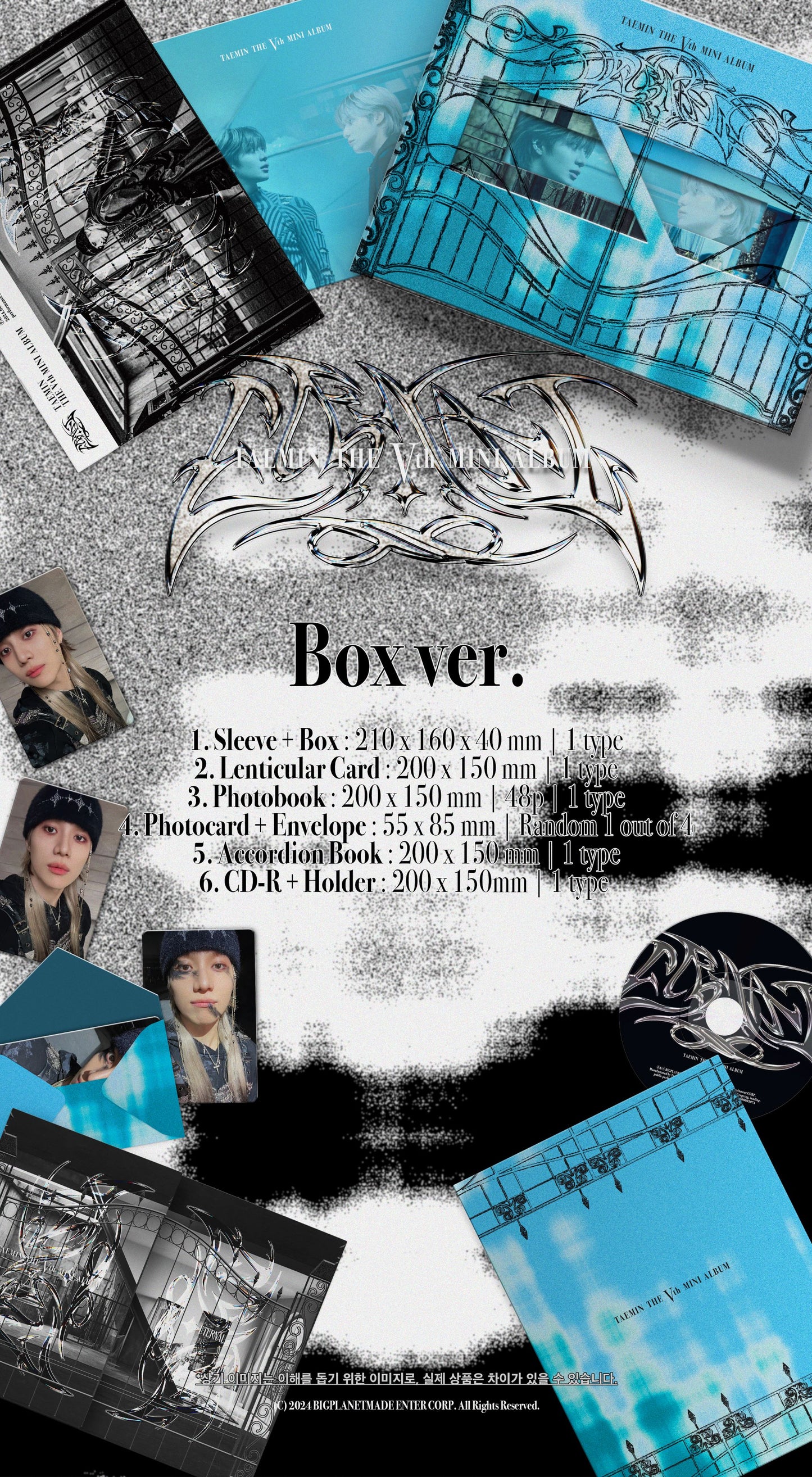 TAEMIN (SHINee) - ETERNAL - 5th Mini Album (Box Ver.)