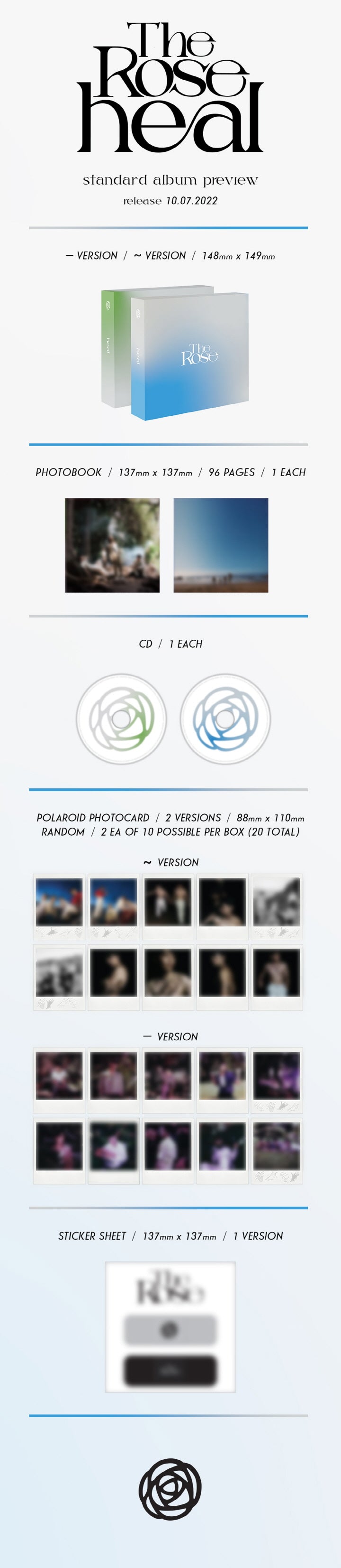 THE ROSE - HEAL - Standard Album (- Ver.)