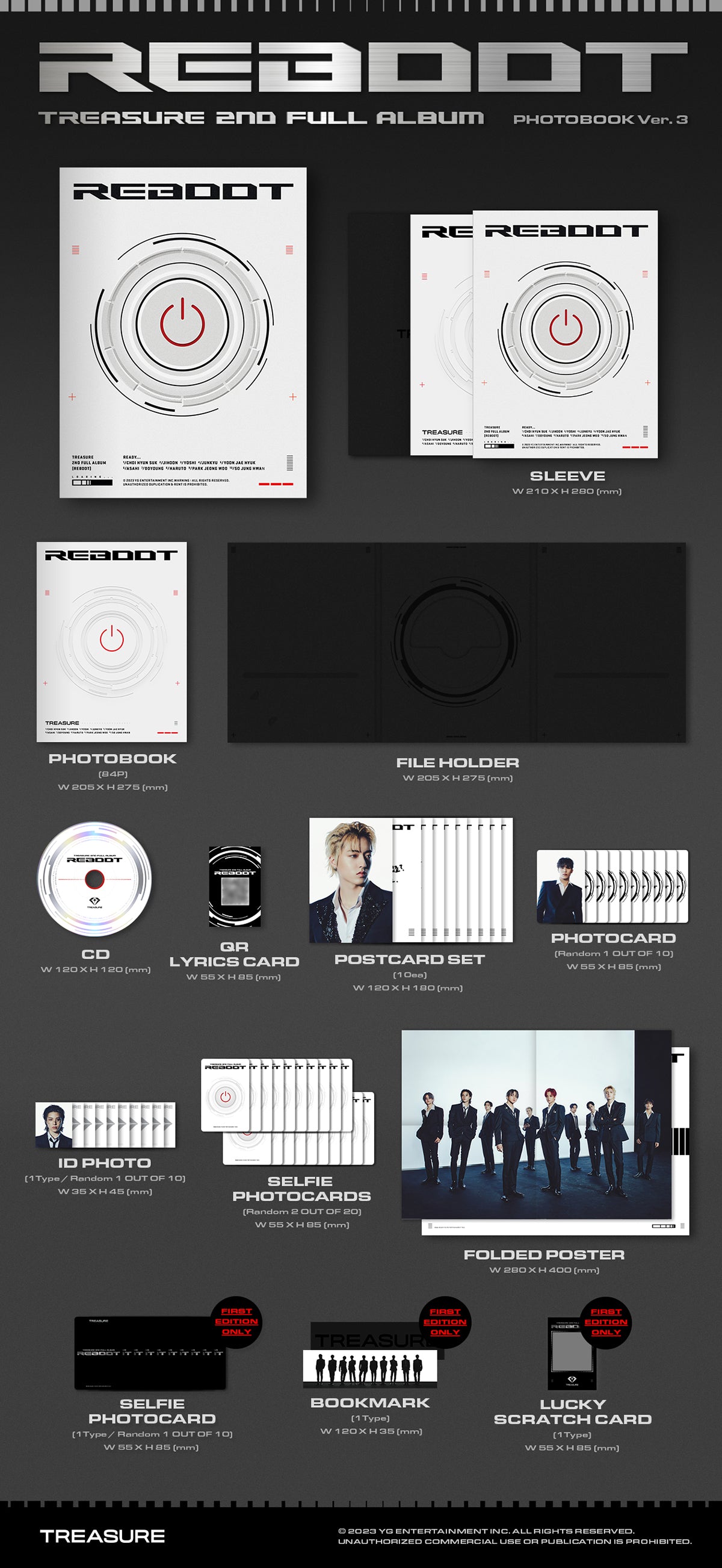 TREASURE - REBOOT - 2nd Full Album (Photobook Ver.)