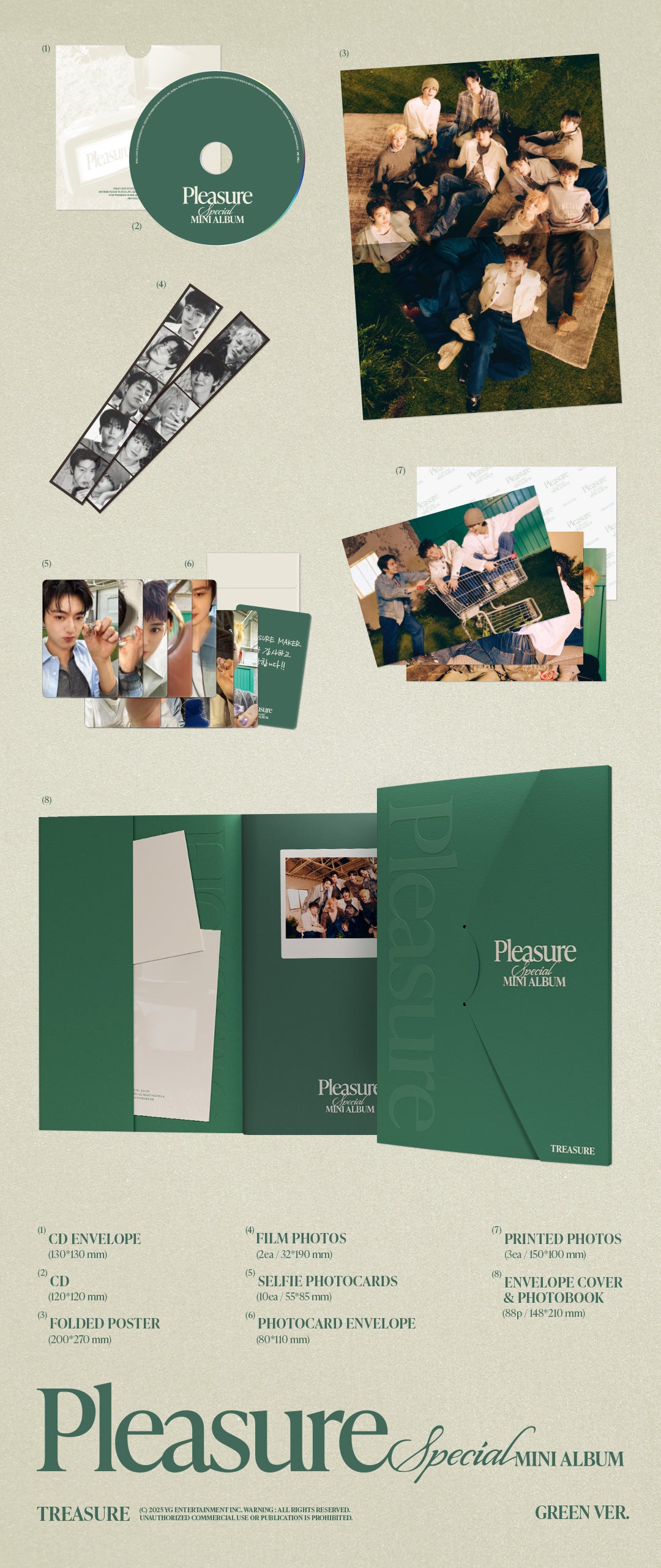 TREASURE - PLEASURE - Special Mini Album