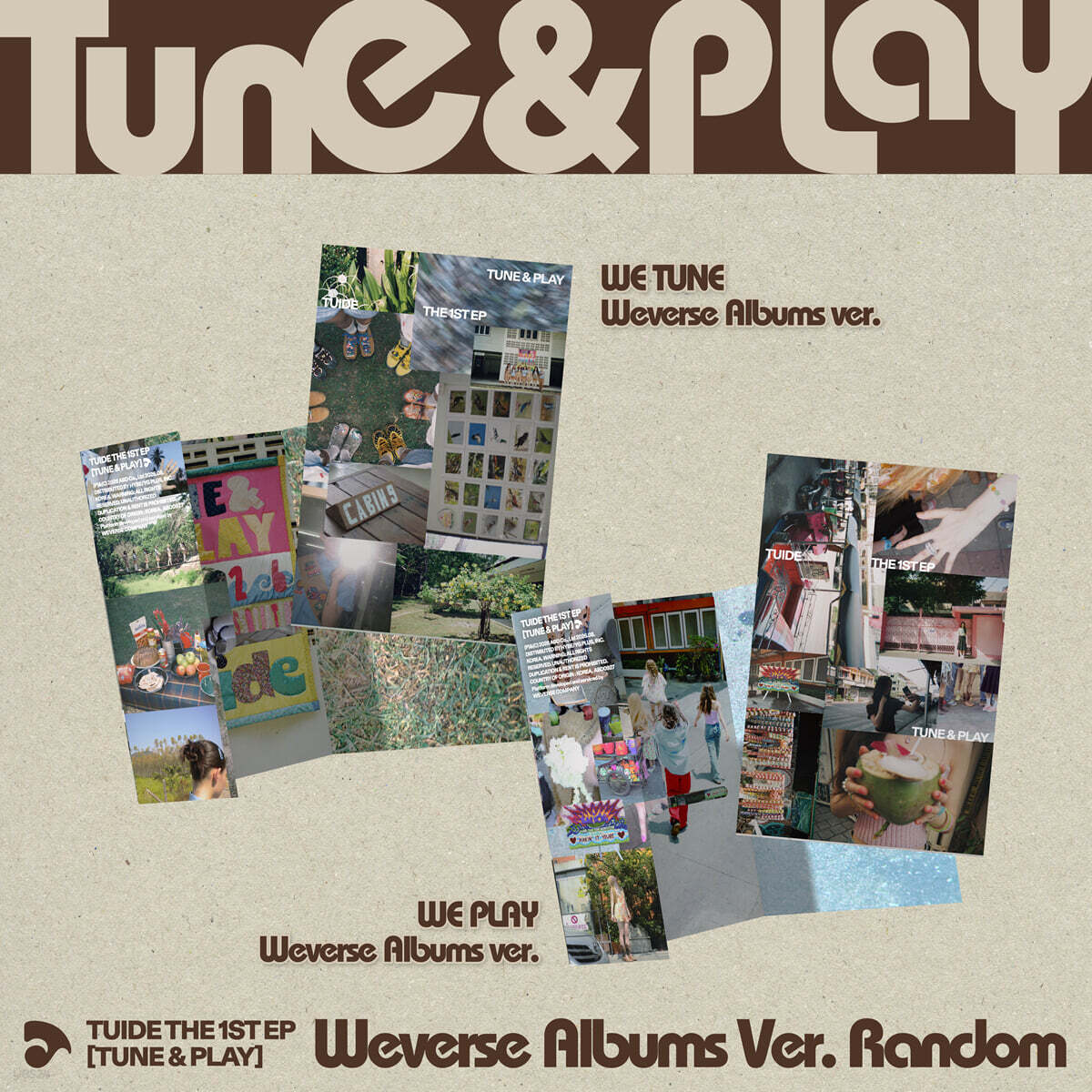 (Pre-Order) TUIDE - TUNE & PLAY - 1st EP Album (Weverse Albums Ver.)